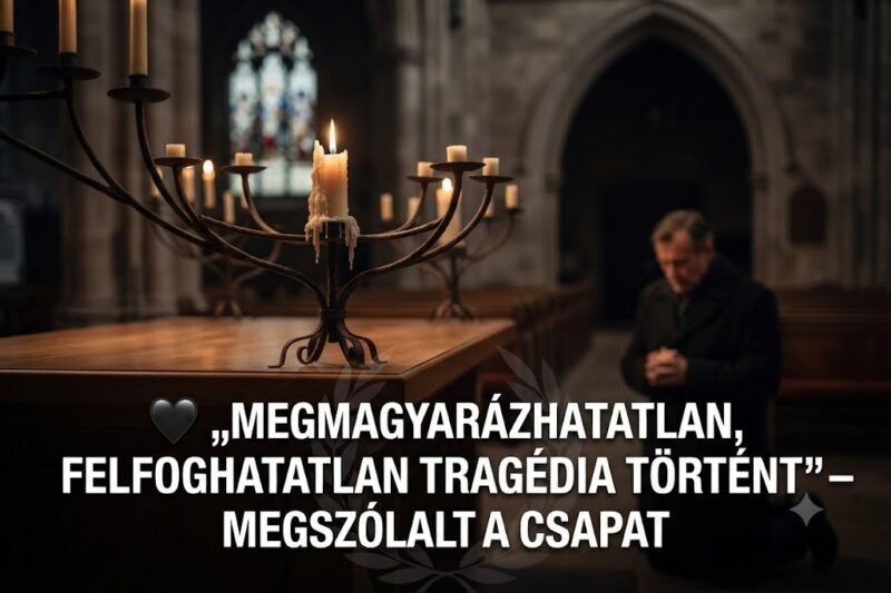🖤 „A tegnapi napon megmagyarázhatatlan, felfoghatatlan tragédia történt csapatunk életében.”