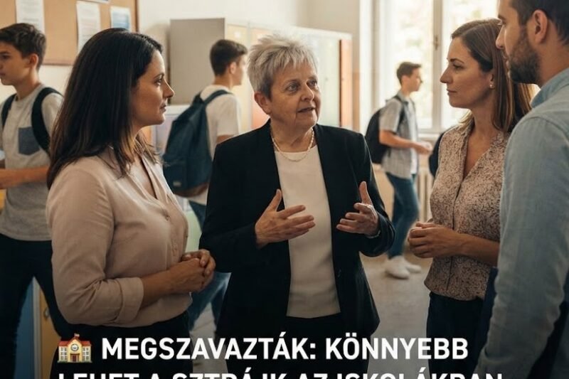 🏫 Megszavazták: könnyebb lesz sztrájkolni az iskolákban, és a tantestület is több kérdésbe beleszólhat