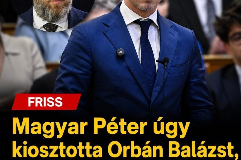 Magyar Péter úgy kiosztotta Orbán Balázst, hogy mindenki felállva tisztelgett a parlamentben, még a fideszesek is felálltak! – MindenegybenBlog