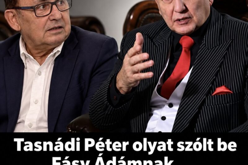 Tasnádi Péter lyat szólt be Fásy Ádámnak……., ez az eddigi legkeményebb kritika ! 👇 𝗖𝗶𝗸𝗸 𝗮 𝗵𝗼𝘇𝘇𝗮́𝘀𝘇𝗼́𝗹𝗮́𝘀𝗯𝗮𝗻 – MindenegybenBlog