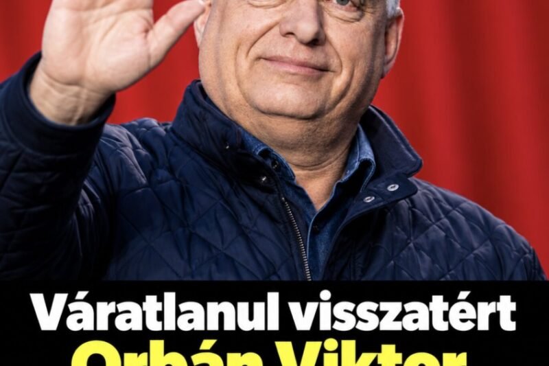 Váratlanul visszatért  Orbán Viktor , azonnal elkezdte visszavenni a hatalmat! – MindenegybenBlog