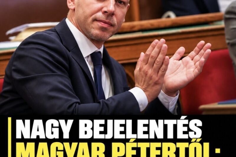 Nagy bejelentés Magyar Pétertől: a választások óta sokan ezt a pillanatot várták – MindenegybenBlog
