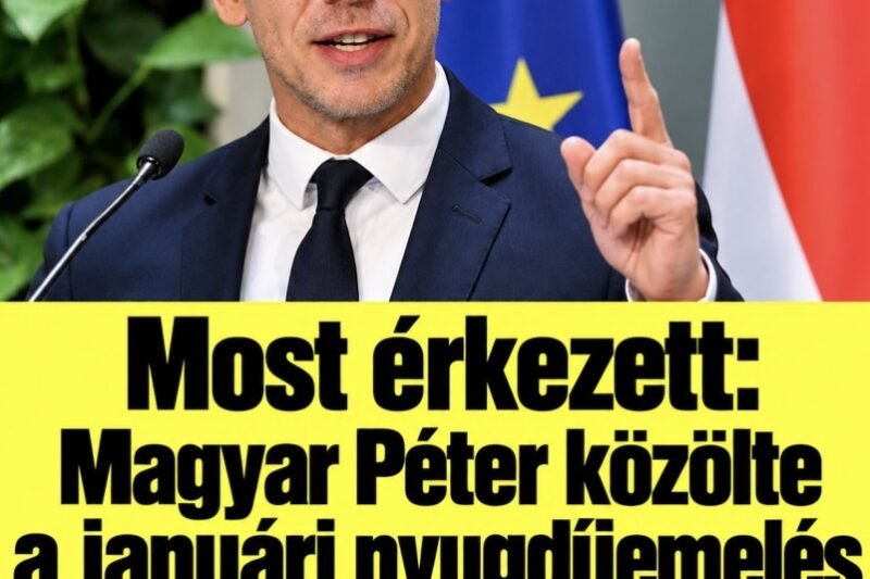 Most érkezett: Magyar Péter közölte a januári nyugdíjemelés összegét – sokakat érint a változás – MindenegybenBlog