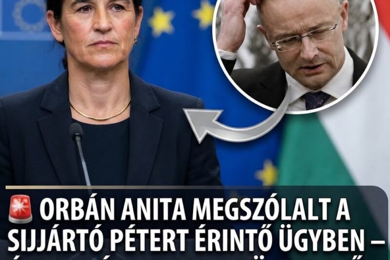 Robbant a 300 milliárdos ügy: Orbán Anita feljelentést tett a Szijjártó-korszak beszerzései miatt!