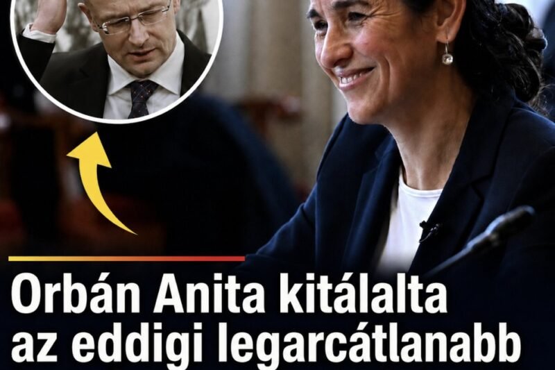 Orbán Anita kitálalta az eddigi legarcátlanabb botrányt: ebbe belebukik Szijjártó! 👇𝐂𝐢𝐤𝐤 𝐚 𝐡𝐨𝐳𝐳𝐚́𝐬𝐳𝐨́𝐥𝐚́𝐬𝐨𝐤𝐧𝐚́𝐥! – MindenegybenBlog
