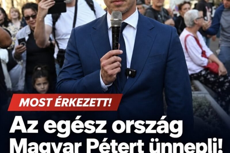 Az egész ország Magyar Pétert ünnepli! Magyar Péter ma történelmet írt! – MindenegybenBlog