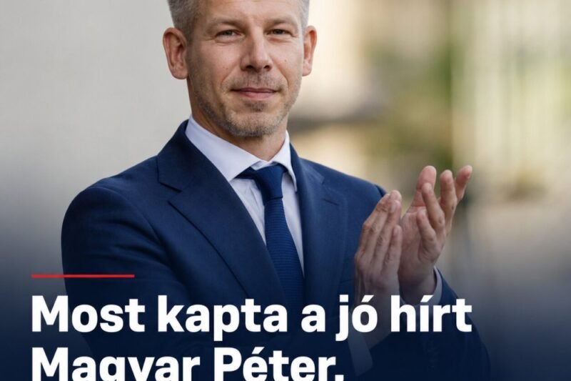 Most kapta a jó hírt Magyar Péter, hatalmas az öröm! 👇𝐂𝐢𝐤𝐤 𝐚 𝐡𝐨𝐳𝐳𝐚́𝐬𝐳𝐨́𝐥𝐚́𝐬𝐨𝐤𝐧𝐚́𝐥! – MindenegybenBlog